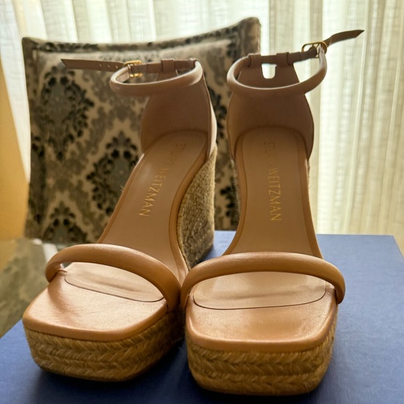 Stuart Weitzman Nudist Espadrille Wedge - Size 10.5 - Picture 3 of 11